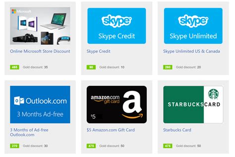 Earn Gift Cards and Other Cool Prizes with Microsoft Rewards.